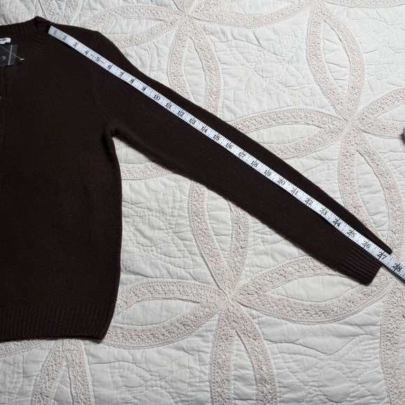 Kimchi Blue XS Coquette Cardigan Librarycore Brown Fuzzy Button Dark Academia - Picture 4 of 7